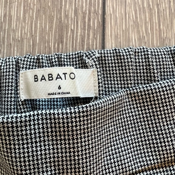 Black and white checkered Conan Babaton pants. Size 6. Excellent condition. - Picture 2 of 2